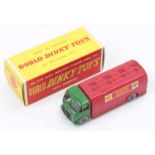 Dublo Dinky Toys No. 070 AEC Mercury tanker, Shell/BP, with windows, grey knobbly wheels, in the