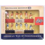 A Britains No. 7385 American War of Independence boxed set, containing 6 American Infantry and 6