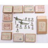 A collection of OKI Kieler Zinnsoldatan boxed lead flat figures, mixed various examples, to