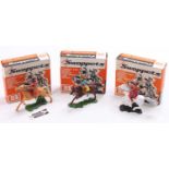 A Britains Swoppets boxed Indian figure group to include 2x No. 532 Indian Brave with bow mounted,