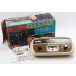 A Coleco Telstar video sports TV game, housed in the original sliding tray card box, complete with