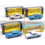 Corgi Toys boxed model group of 4 comprising No. 273 Rolls Royce Silver Shadow, off-white and mid