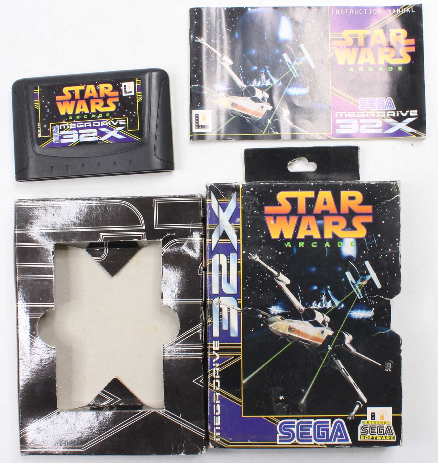 One box containing a collection of boxed and loose Sega Mega Drive 32X games to include Star Wars, - Image 7 of 12