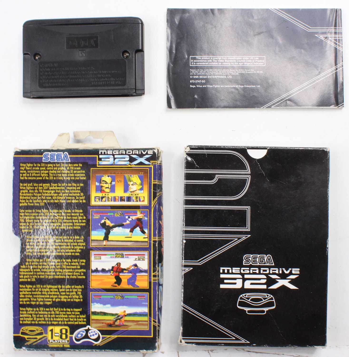 One box containing a collection of boxed and loose Sega Mega Drive 32X games to include Star Wars, - Image 10 of 12