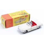 Dinky Toys No. 113 MGB sports car comprising cream body with red interior and driver figure, sold in