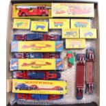 A collection of Matchbox Lesney diecast, with examples including 4x boxed Major Pack M6 Pickfords