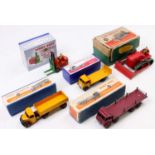 A collection of Dinky Toys including No. 505 Foden Flat Truck with a 2nd type cab in a 1st type box,