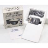 A Sega Master System 3-D glasses housed in the original polystyrene packed card box, rare example