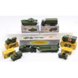 Dinky Toys boxed military group of 7 with examples to include No. 660 Tank Transporter, No. 622 10