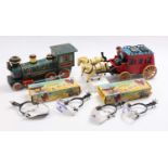 A collection of Wild Western themed toys to include Lone Star Rider two boxed sets os spurs, a