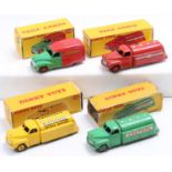 Dinky Toys boxed model group of 4 comprising No. 470 Austin Van in "Shell BP" livery (G-BG), No. 433