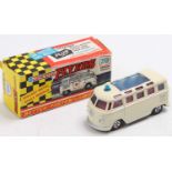 A Lone Star Flyers No. 20 Volkswagen Ambulance in white with a red interior, silver painted base,