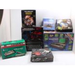 One box containing an interesting selection of vintage video games, consoles, and accessories to