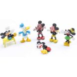 Collection of Salco loose original and repainted figures, to include Donald Duck and Mickey