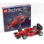 Lego Technic 8440 Formula Flash Racing Car, built example in the original box