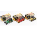 Three boxed Corgi Classics to include a No. 9001 1927 Bentley, together with a No. 9021 1910