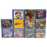 11 boxed Dreamcast racing and car interest games to include Le Mans 24 hour, Formula One Racing,