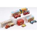 A collection of mixed vintage diecast comprising a Lone Star Impy No. 30 Merryweather Fire Engine,