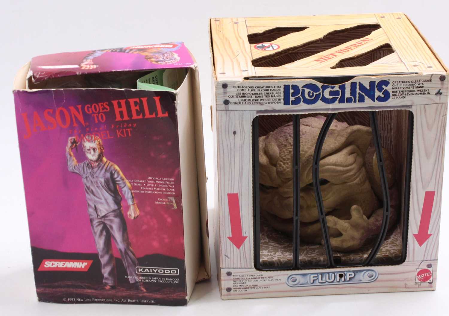 A collection of mixed toys to include a Mattel Boglins action figure, together with a very rare