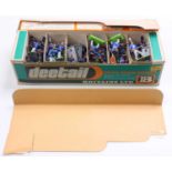 Britains Deetail No. 7950 48-piece French Infantry of Waterloo trade box, box requires some