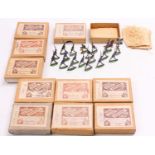 A collection of Kieler Zinnfiguren boxed lead/tin flat soldiers, to include French, Prussian,