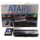 An Atari 5200 Advanced Video Entertainment Console/System, housed in the original card box,