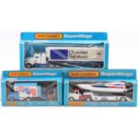 Matchbox Lesney Super Kings boxed model group of 3 comprising K27 Power Boat & Transporter in