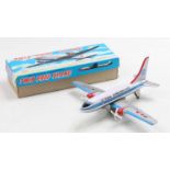 TT Toys of Japan, friction-powered Twin Prop Plane, housed in the original card box