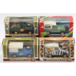 Four various boxed Britains Landrover diecast models to include a No. 9594 Safari Landrover, No.