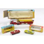 Corgi Toys boxed group of 3 comprising No. 284 Citroen SM, No. 276 Oldsmobile Tornado, and No.