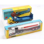 Corgi Toys boxed model group of 2 comprising No. 1152 Mack Truck with Gloucester Saro articulated