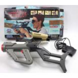 A boxed Sega Menacer hand gun, together with another loose example