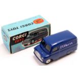 Corgi Toys No. 403 Bedford 12 cwt Daily Express delivery van comprising of dark blue body with