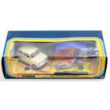 Corgi Toys Gift Set No.38 Mini 1000 camping set, comprising of Mini 1000, tent, barbecue, and two