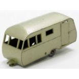 Matchbox Lesney No. 23 Bluebird Dauphine Caravan in metallic lime green with grey plastic wheels,