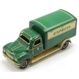 Tipp & Co Tippco tinplate friction drive "Express" Delivery Van comprising a dark green & cream