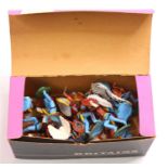 A Britains Swoppets No. 553 1 dozen trade box of Indian Chief with dagger figures, housed in the