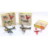 Dinky Toys boxed aircraft from the film "The Battle of Britain" comprising No. 719 Spitfire Mk.II in