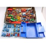 One tray containing a collection of mixed agricultural related diecast to include Britains Dinky