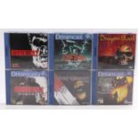 Six boxed Dreamcast video games to include Resin Evil 3 Nemesis, Dragons Blood, Sword of the Beserk,