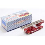 French Dinky Toys No. 32D/899 Delahaye fire escape, red body and hubs, black steering wheel,