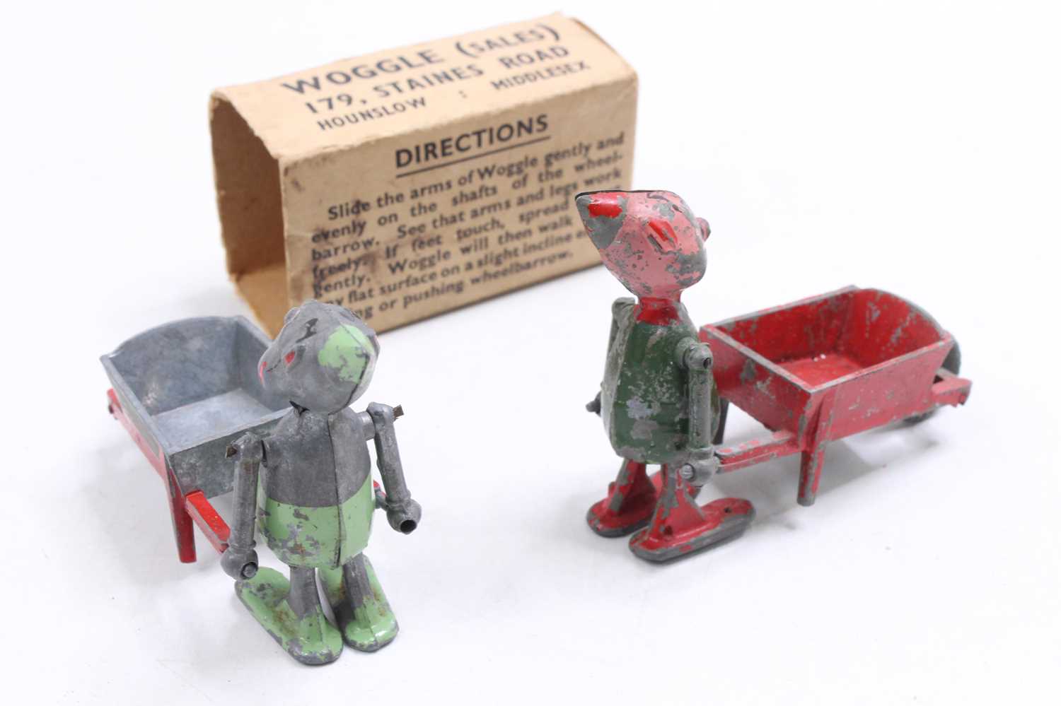 A boxed Woggle - The Walking Marvel, comprising of figure with wheelbarrow, together with one - Bild 2 aus 2