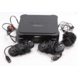 An original Panasonic REAL 3DO Interactive Multi Player console, loose example with control pads and