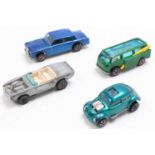 A collection of vintage Hot Wheels Redlines comprising a Beach Bomb, Custom Volkswagen, Rolls
