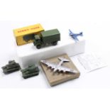 Collection of Dinky Toys Military and Aircraft models to include No.62G Boeing Flying Fortress