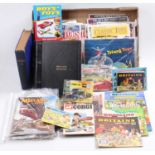 One tray containing a collection of various model collecting brochures, catalogues, hard back