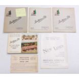One folder containing a collection of pre-1950 original and reprinted Britains Limited catalogues,