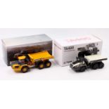 WSI and NZG 1/50th scale boxed construction and earth moving diecast group, 2 examples to include