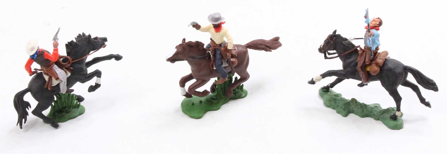 A Britains Swoppets Cowboy boxed figure group, three various examples to include No. 633 Cowboy - Image 2 of 5