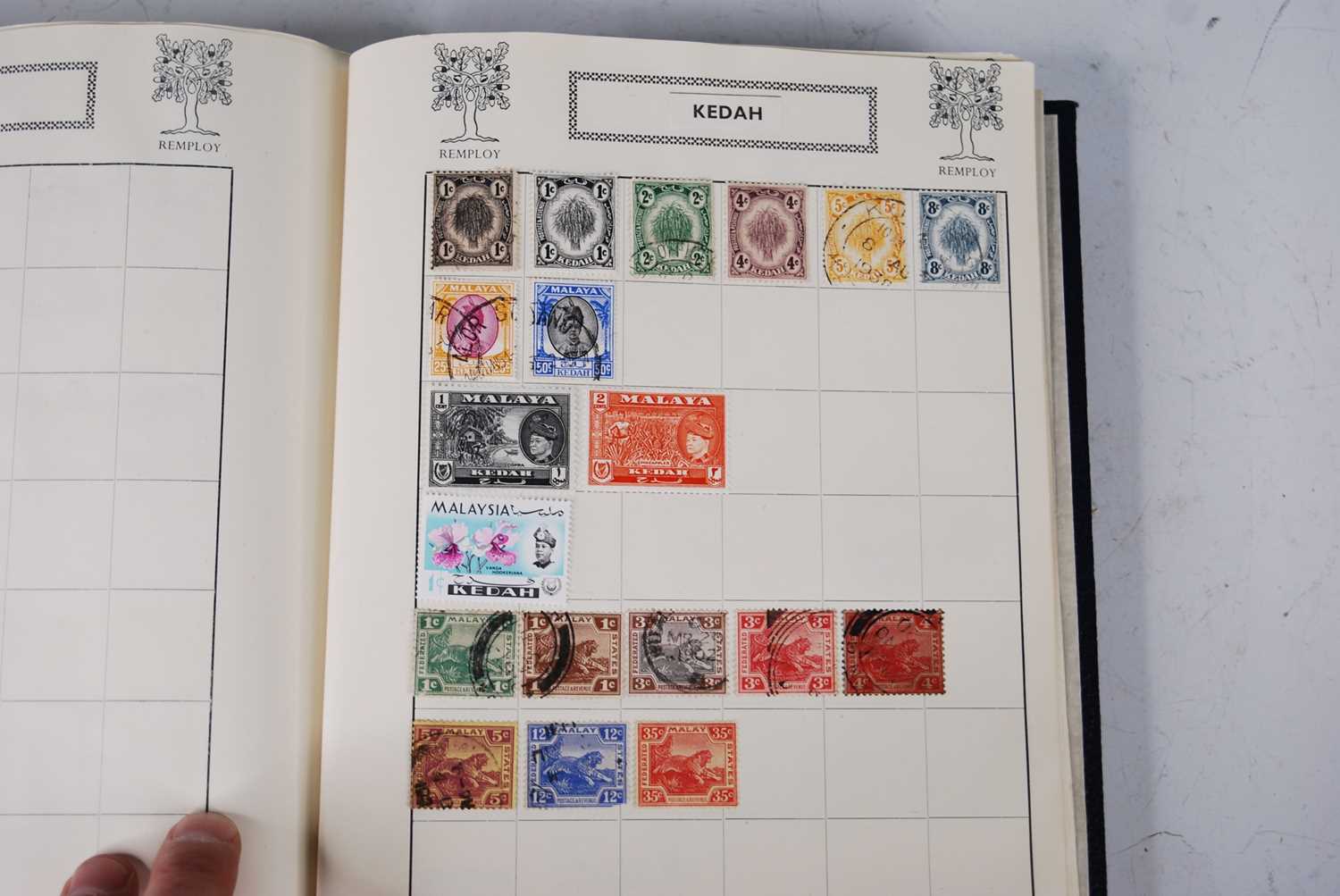 A large collection of World stamps, mostly housed in Amherst albums but some kiloware, to include - Image 9 of 16